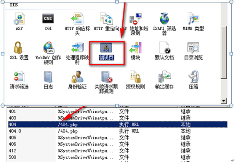 如何自定义IIS错误提示？
